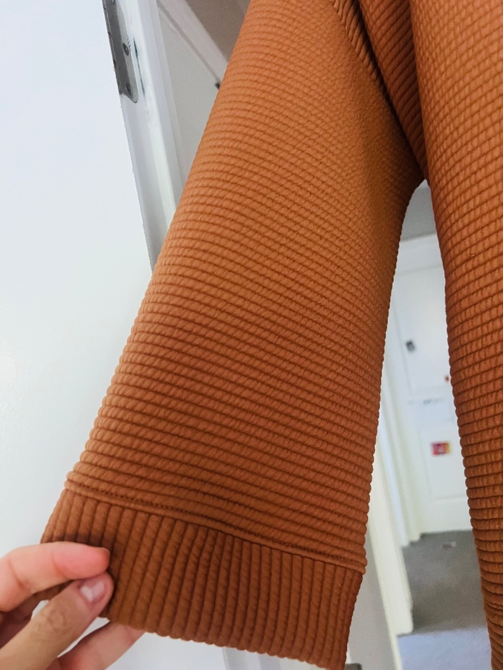 Beautiful Madewell chestnut-colored belted coat - Picture 4 of 5